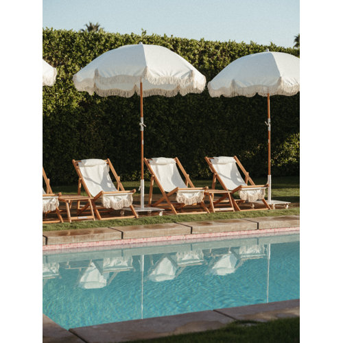 Turien Folding Deck Chair With Cushions 